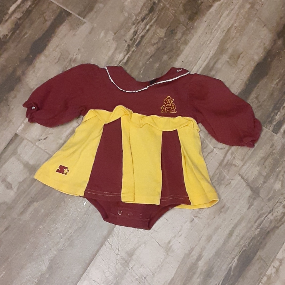 ASU Sun Devils Size 3–6 Month Cheerleader Dress – Great Condition